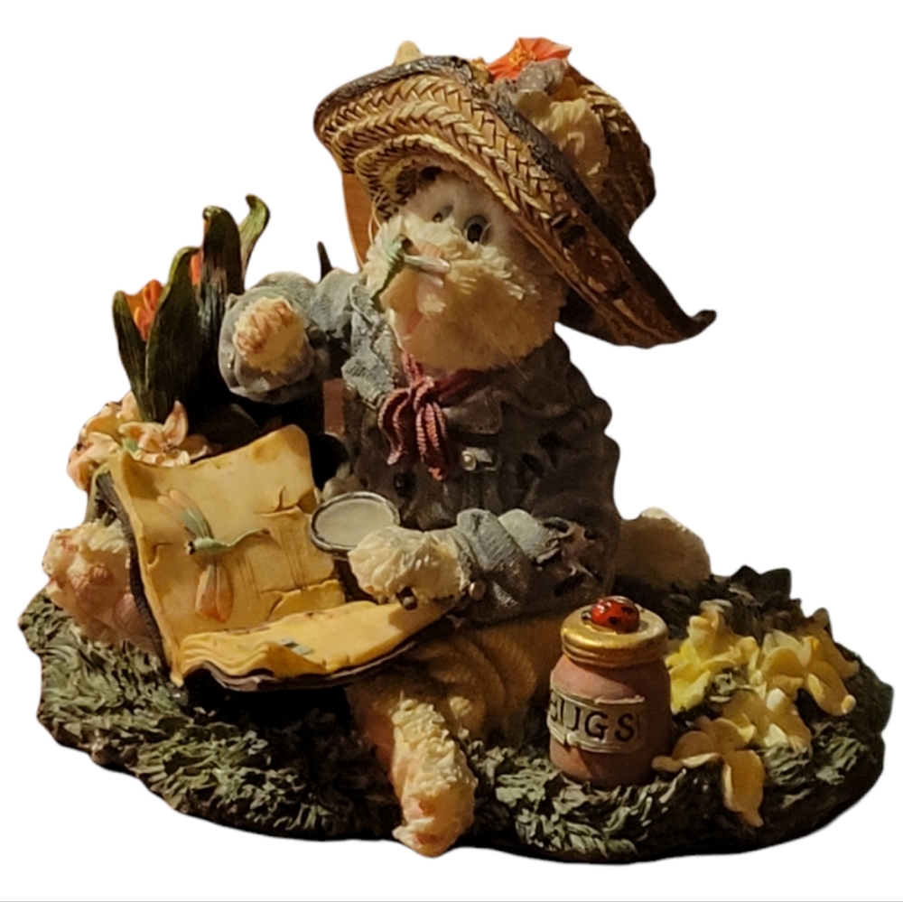 Vtg 1999 The Bug Inspector Boyd's Bears & Friends Purrstone Collection